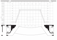 大ホール平面図（音響反射板付）