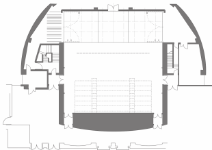 小ホール平面図