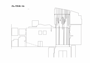 小ホール断面図